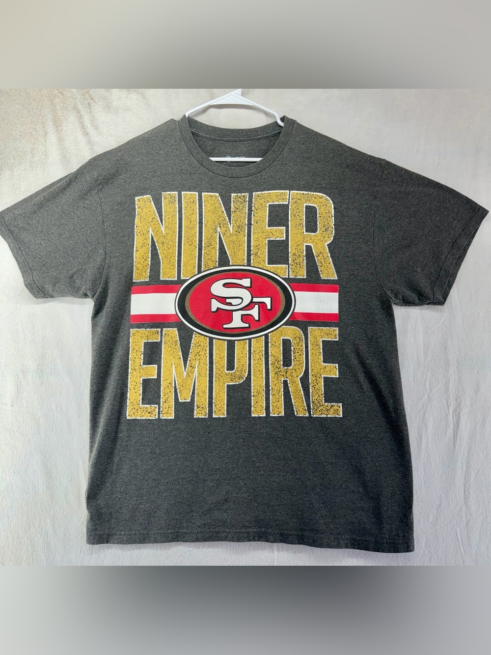 San Francisco 49ers Shirt Mens Slate Niner Empire NFL Football Adult Men’s XL